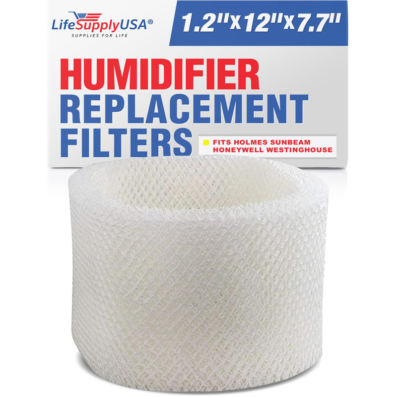 LifeSupplyUSA Humidifier Filter Replacement D Compatible with Holmes, Sunbeam, Honeywell, Westinghouse, Bionaire Series Humidifiers