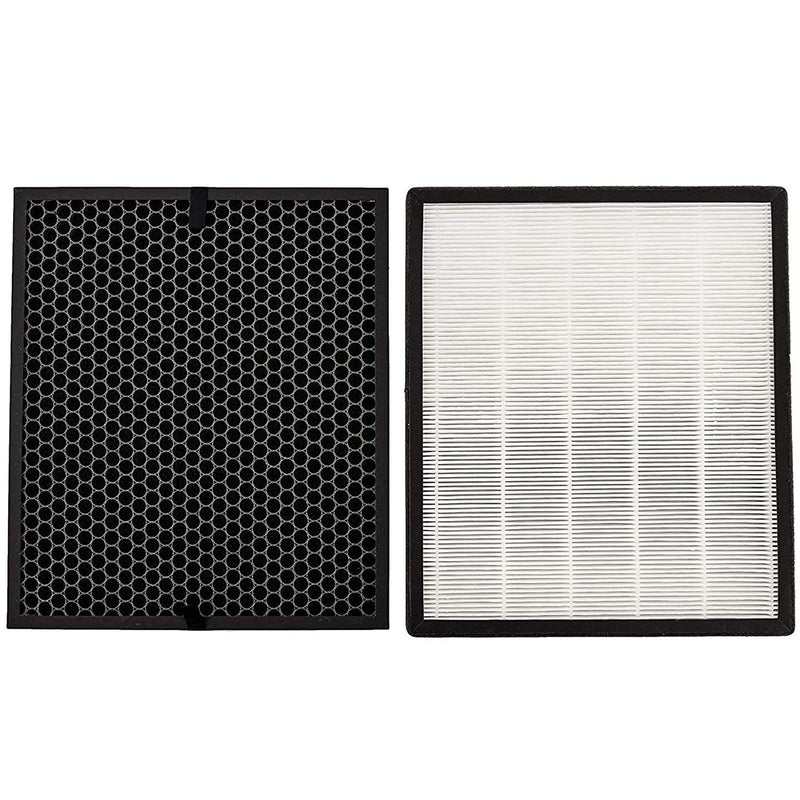 (2-Pack) True HEPA Air Cleaner Filter Replacement Set + Activated Carbon Pre-Filter Compatible with Levoit Air Cleaner LV-PUR131, LV-PUR131-RF by LifeSupplyUSA