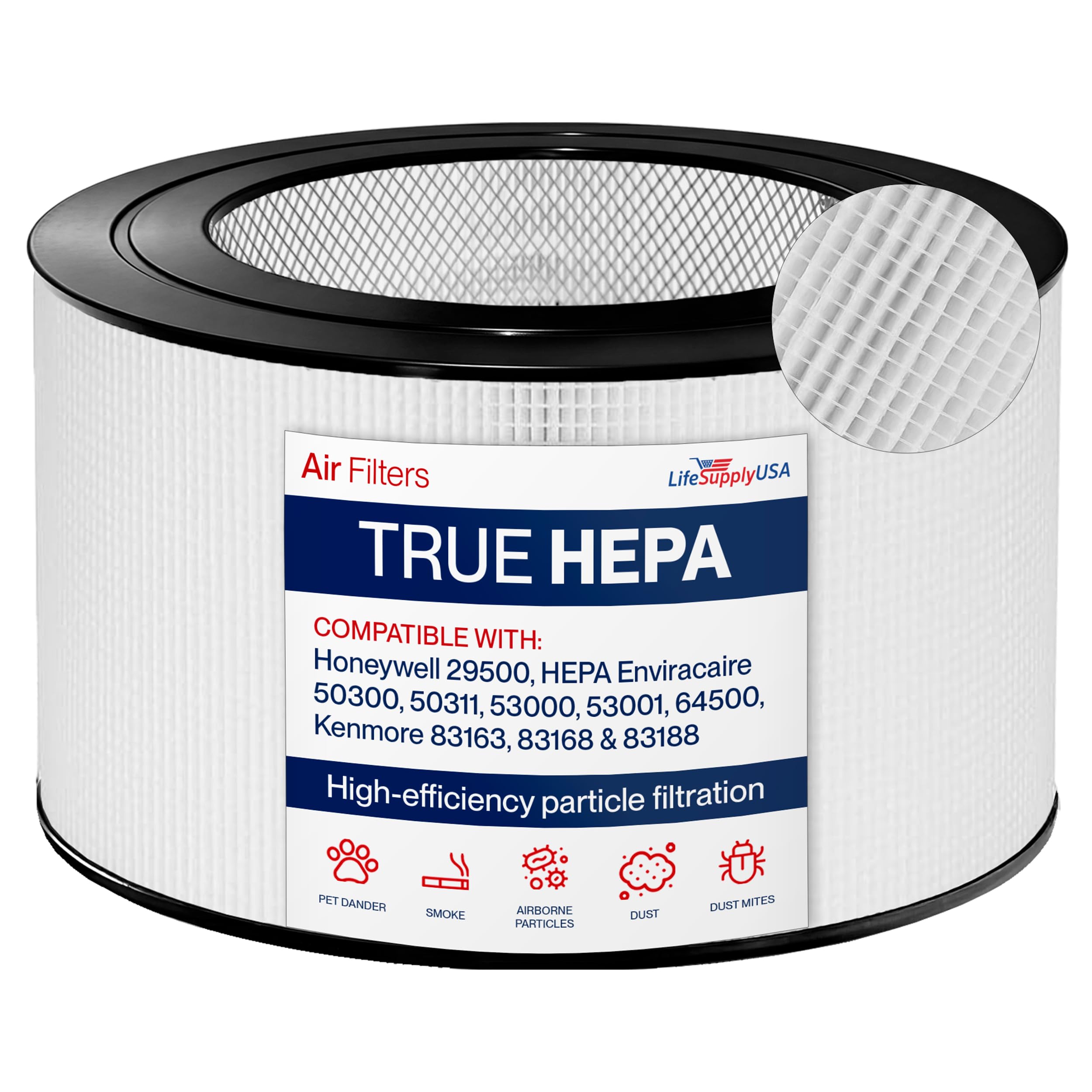 Filter Honeywell 29500 HEPA Enviracaire model | LifeSupplyUSA