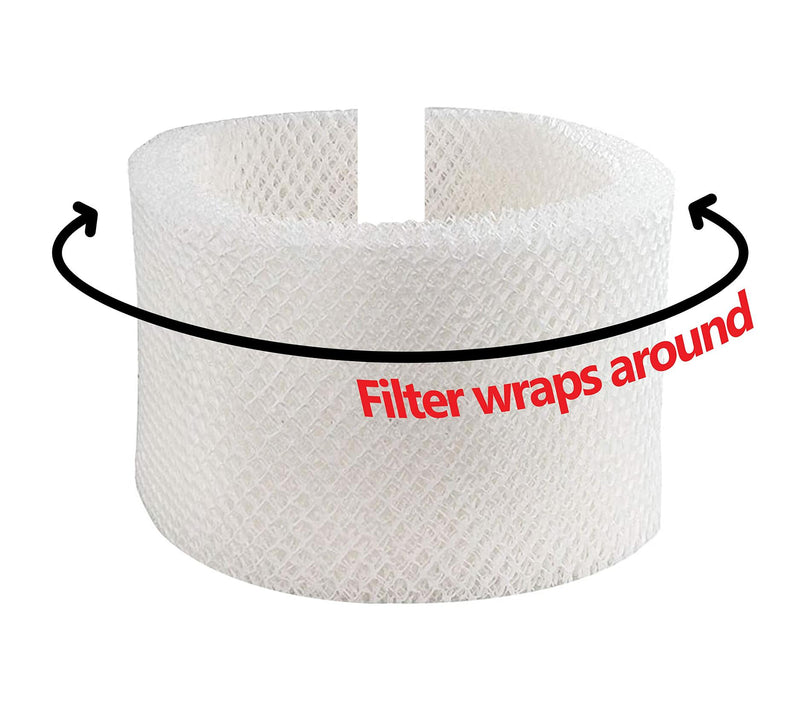 LifeSupplyUSA Humidifier Wick Filter Replacement Compatible with MAF1 Emerson MA-0950, Essick Air MAF-1, Kenmore 14906, Moistair MA1200 & Many Other Models (3-Pack)
