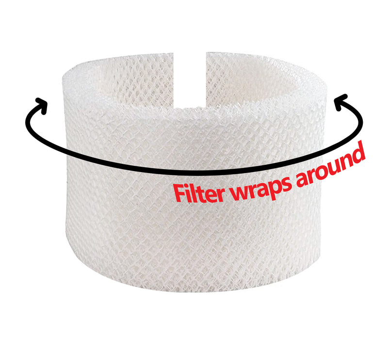 2 Pack Replacement Humidifier Wick Filter fits Essick Air MAF-1, Emerson MA-0950, Moistair MA1200, Kenmore 14906 & Many Other Models-Humidifier Filters- LifeSupplyUSA