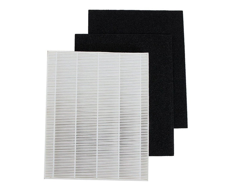 10 Replacement True HEPA, 20 Odor Eliminator Carbon Pre Filters Pack Compatible with Coway Airmega 200M AP-1512HH Mighty Air Purifier