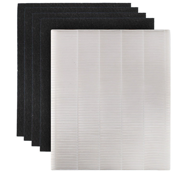 5 Replacement True HEPA 20 Carbon Pre Filters fit Fellowes HF-230 CF-230 Air Purifier AP-230PH, Part 9370001/9372001-Air Purifier Filters- LifeSupplyUSA