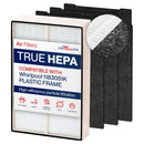 HEPA + 4 Carbon-Pre Filters Set Compatible Whirlpool Whispure Air Purifier AP150 AP250 Sears Kenmore 83353, 83374 83234 SMALL by LifeSupplyUSA - Hepa + 4 Carbon