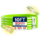 Outdoor/Indoor Extension Cord Heavy Duty 3 Prong SJTW, Waterproof, Flexible Cold-Resistant Long Power Cord by LifeSupplyUSA