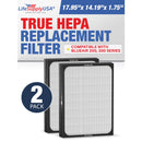 Classic 200/300 Series HEPA Filter Replacement Compatible with Blueair Air Purifier Models 201, 203, 205, 215B, 250E, 270E, 303 by LifeSupplyUSA (2-Pack) - 2-Pack
