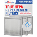 LifeSupplyUSA True HEPA Filter Replacement Compatible with Idylis IAP-10-280, IAF-H-100D Air Purifier (3-Pack) - 3-Pack