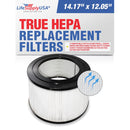 29500 HEPA Filter Replacement Compatible with Honeywell Enviracaire 50300 50311 53000 53001 64500 Air Purifiers Kenmore 83163 83168 83188 by LifeSupplyUSA - 1-Pack