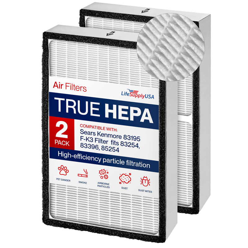 True HEPA Filter Replacement Compatible with Sears Kenmore 83195 F-K3