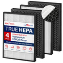 HSP001 True HEPA + Carbon 4-Stage Filter | Compatible with Hathaspace HSP001 HPF01M Fits Smart Air Purifier by LifeSupplyUSA