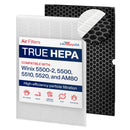 116130 HEPA Filter H Replacement Compatible with Winix 5500-2, AM80, 5510, 5520 Air Purifiers -True HEPA + Activated Carbon Filter by LifeSupplyUSA
