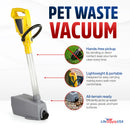Pet Waste Vacuum Pooper Scooper for Dogs, Portable Electric Dog Poop Scooper for Yard Cleanup and Walks, No Touch Handheld Poop Picker by LifeSupplyUSA