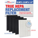 AP-230PH Replacement Filter Set 1 HEPA + 4 Carbon Pre-FiltersCompatible with Fellowes HF-230, CF-230, AP-230PH, Part 9370001/9372001 Air Purifiers by LifeSupplyUSA - 1-Pack