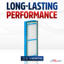 HAPF30AT HEPA Filter Replacement Compatible with Holmes Aer1 Type Total, HAP242-NUC, HAPF300AH-U4R Air Purifiers by LifeSupplyUSA - 1 Pack,Hepa