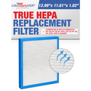 LifeSupplyUSA True HEPA Filter Replacement Compatible with HoMedics AP-20 AF-20 AF-20FL AP-25 AF-25 AF-25FL Air Purifier - 1-Pack