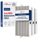 HRF-R/HRF-A Filter Replacement Set Compatible with Honeywell HPA200, HPA201, HA202, HPA204, HPA250 -True HEPA R + Carbon Pre-Filter A by LifeSupplyUSA