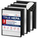 LV-PUR131-RF Filter Replacement Compatible with LEVOIT LV-PUR131 & LV-PUR131S -True HEPA + Activated Carbon Air Purifier Filter by LifeSupplyUSA