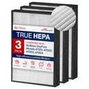 47001 HEPA + Carbon Filter Replacement Compatible with NuWave OxyPure Models 47001, 47002, 47003, 47004 -2-in-1 Air Purifier Filter Set by LifeSupplyUSA
