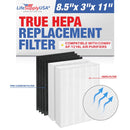 LifeSupplyUSA Complete Replacement Filter Set (2 True HEPA Air Cleaner Replacement Filter + 4 Carbon Filters) Compatible with Coway AP-1216L Air Purifiers - 1-Pack