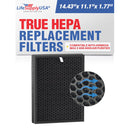 LifeSupplyUSA True HEPA Filter Replacement Compatible with AIRMEGA Max 2 400/400S 3111735 Air Purifier - 1-Pack