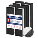 FLT5000/FLT5111 Filter C Replacement Compatible with GermGuardian AC5000 Series Air Purifiers HEPA + Carbon Pre-Filter Set by LifeSupplyUSA