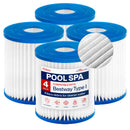 Type I Pool Filter Cartridge Replacement for Bestway 58093 for Above Ground Pools Spa Filter by LifeSupplyUSA