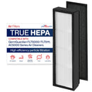 FLT5000/FLT5111 Filter C Replacement Compatible with GermGuardian AC5000 Series Air Purifiers HEPA + Carbon Pre-Filter Set by LifeSupplyUSA - 1 Pack