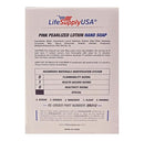 LifeSupplyUSA Case of 1 Pink Pearlized Liquid Lotion Hand Wash Soap 800ml Dispenser - Refill Pouch Bags