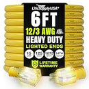 Power Extension Cord, Indoor Outdoor, Heavy Duty, 3 Prong SJTW, ETL, 12 Gauge