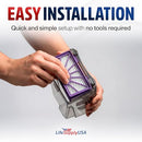 HEPA Vacuum Filter Replacement Compatible with Neato XV11 XV12 XV15 XV21 XV25 XV Signature Pro Pet & Allergy Robotic Vacuum Cleaners 945-0048 by LifeSupplyUSA