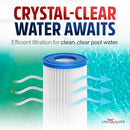 Spa Filter Cartridge Replacement for Intex S1 and A/C PureSpa Hot Tub Pool Filter by LifeSupplyUSA