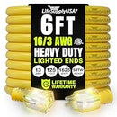 Outdoor/Indoor Extension Cord Heavy Duty 3 Prong SJTW, Waterproof, ETL Listed Flexible Cold-Resistant Long Power Cord by LifeSupplyUSA