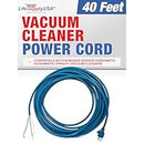 LifeSupplyUSA Heavy Duty 40ft Vacuum Power Cord 18/3 Compatible with Windsor Sensor Versamatic Flexamatic Upright Models,3 Prong Replacement Extension Cord for Professional Home Improvement (Blue)