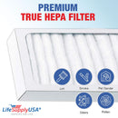 LifeSupplyUSA True HEPA Filter Replacement Compatible with Hunter 30963, 30709, 30711, 30730, 30752, 30790, 30857, 36710 Air Purifier - 1-Pack