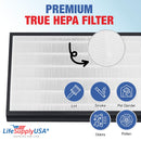 LifeSupplyUSA True HEPA Filter Replacement Compatible with Envion AllergyPro AP450 Air Purifier - 1-Pack
