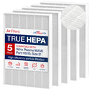 115115 HEPA Filter A Replacement + Carbon Pre-Filters for C535, 5300, 5300-2, 5500, 5500-2, 6300, 6300-2, P300, AM90, C909, 9800 For Winix Air Purifier Filter Replacement Size 21 by LifeSupplyUSA