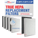 Vital 100-RF True HEPA Filter Set Compatible with LEVOIT Vital 100 Air Purifier Hepa + Activated Carbon Pre-Filter Replacement by LifeSupplyUSA (5-Pack) - 5-Pack