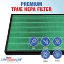 Complete Replacement Filter Set True HEPA and Carbon Pre-Filter Compatible With Coway Airmega 250S Air Purifier, Coway Airmega 250 Air Purifier by LifeSupplyUSA - 1-Pack