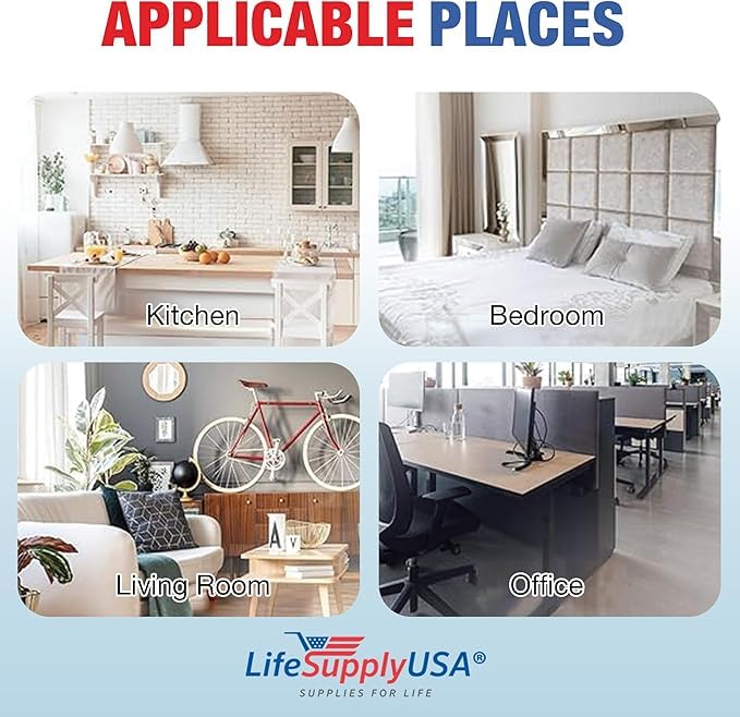 LifeSupplyUSA True HEPA Filter Replacement Compatible with Honeywell 21500 21600 Sears Kenmore 833308 Air Purifier