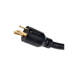 25ft Generator Extension Cord 30 AMP 3-Prong (L5-30P/L5-30R) - 10AWG3 125/250V STW - Hook and Loop Strap UL Approved by LifeSupplyUSA