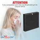 LifeSupplyUSA True HEPA Filter Replacement Compatible with Alen Air BreatheSmart BF35 Air Purifier