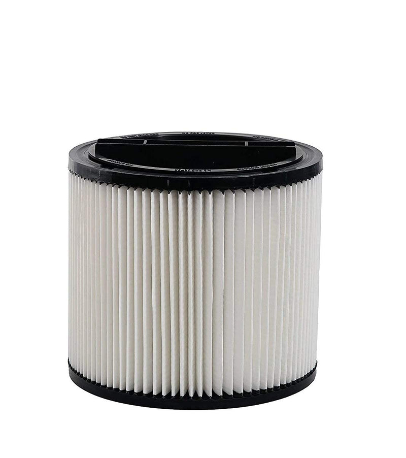 (2-Pack) Wet/Dry Vacuum Filter Replacement Cartridge Compatible with ShopVac 5 Gallons and Up 90304, 903-04, 903-50-00, Type U by LifeSupplyUSA
