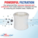 LifeSupplyUSA Humidifier Replacement Filter Compatible with Graco 4 Gallon Model 2H02 2H03 and Compatible with Hamilton Beach TrueAir 05520 05521 05920 - 1-Pack