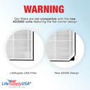 AD-300 Complete HEPA and Carbon Filter Replacement Set Compatible with Air Doctor AD3000 / AD3500 Carbon Gas Trap VOC and UltraHEPA Air Cleaner by LifeSupplyUSA