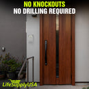 3 Prong Generator Inlet Power Box with Indicator NEMA L5-30P 30 AMP 125 Volt - Heavy Duty - ETL Listed by LifeSupplyUSA - L5-30P,Power Box