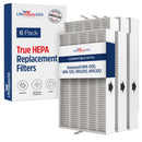 HRF-R/HRF-A Filter Replacement Set Compatible with Honeywell HPA200, HPA201, HA202, HPA204, HPA250 -True HEPA R + Carbon Pre-Filter A by LifeSupplyUSA