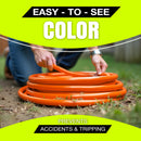75ft Outdoor/Indoor Extension Cord 14/3 Gauge Heavy Duty 3 Prong SJTW, Waterproof, Flexible Cold-Resistant Long Power Cord,125 Amp 1625W, Orange by LifeSupplyUSA (3-Pack) - 14 Gauge,75 FT,Orange