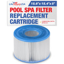 LifeSypplyUSA Spa Filter Cartridge Replacement for Intex S1 29011E fits PureSpa Hot Tub Pool Filter