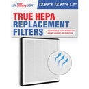 LifeSupplyUSA 3-in-1 True HEPA Filter Replacement Compatible with Surround Air MT-8500SF Air Purifier