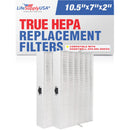 LifeSupplyUSA True HEPA Filter Replacement Compatible with Honeywell HPA090 HPA100 HPA200 HPA300 Air Purifier (2-Pack)